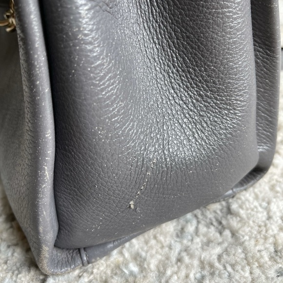 Kate Spade Grey Leather Shoulder Handbag - Picture 8 of 14